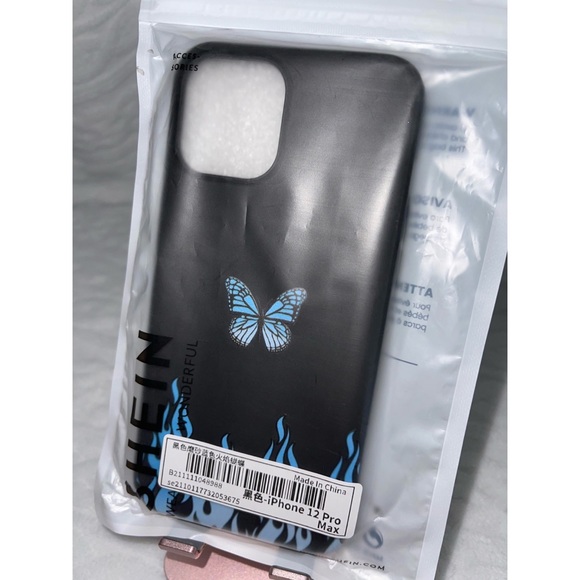 Blue Flamed Butterfly iPhone 12 Pro Max Case 🦋 - Picture 16 of 17